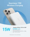 Anker A1664 MagGo Power Bank (10K, Slim.30W)
