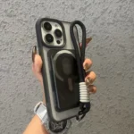 Transparent Magsafe wallet case for iphone