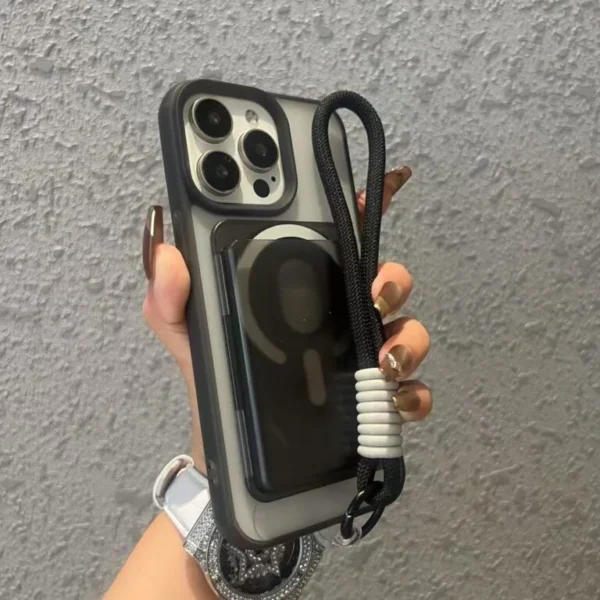 Transparent Magsafe wallet case for iphone