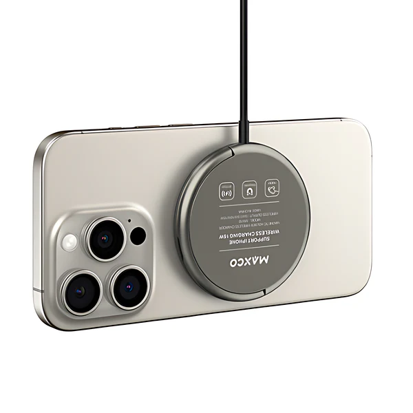 Maxco Wireless Charger with Type-C Cable 15W