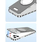 Metal Case for iPhone MagSafe 360° Rotatable Kickstand