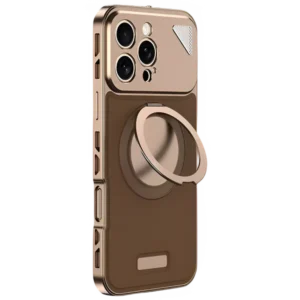 Metal Case for iPhone MagSafe 360° Rotatable Kickstand