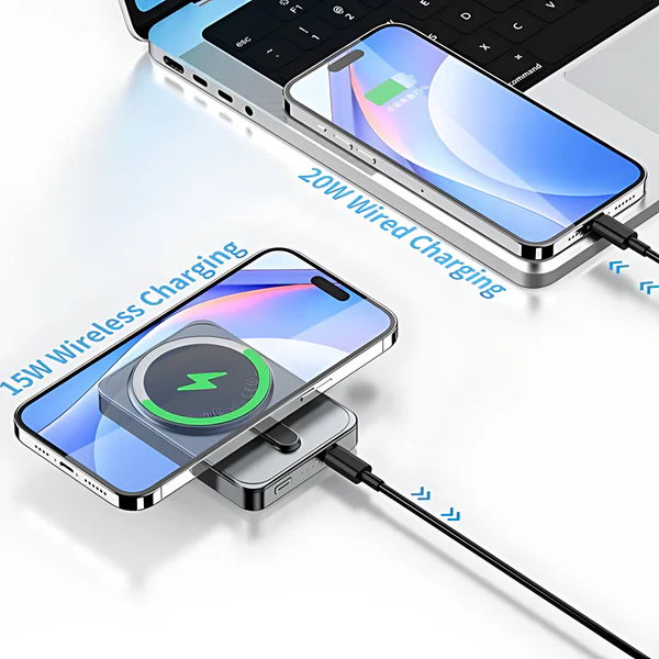 Maxco X Men Magnetic Wireless Charging Power Bank 5000mAh 15W