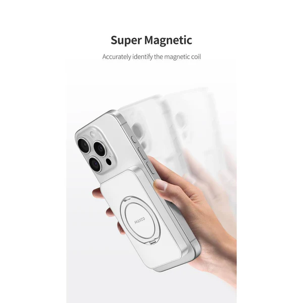MAXCO Excellence Series Magnetic Power Bank 5000mAh/15W Wireless Fast Charging