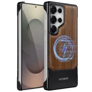 OATSBASF Wooden Texture Shockproof Case for Samsung