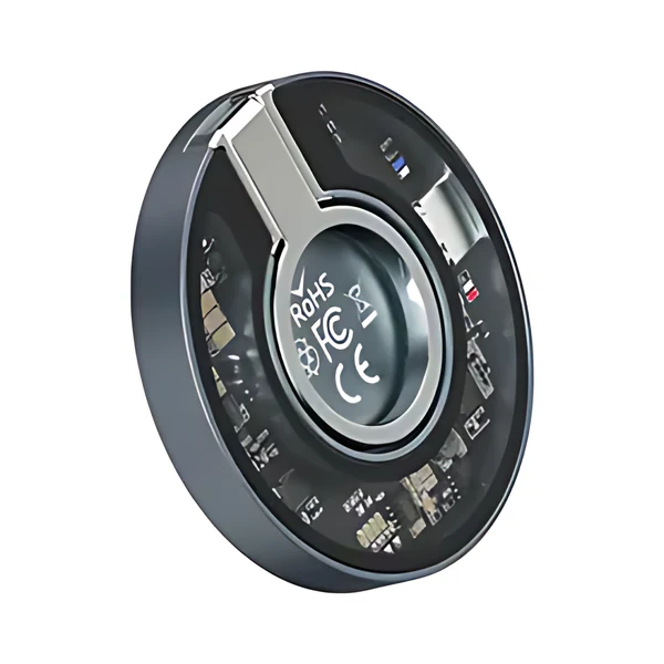 Maxco 2-in-1 Magnetic Ring Bracket Wireless Charger 15W