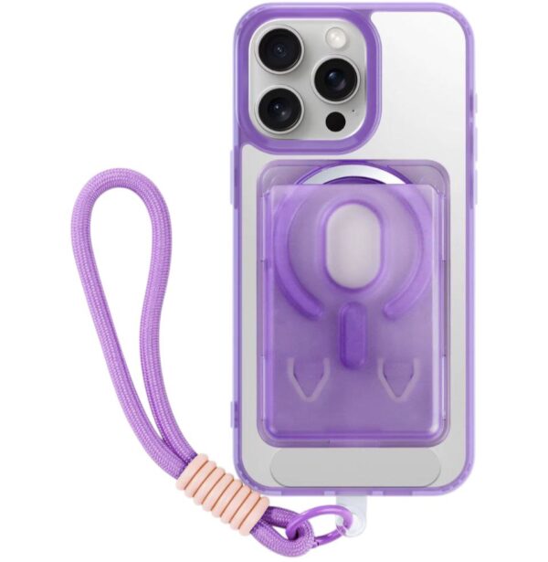Transparent Magsafe wallet case for iphone