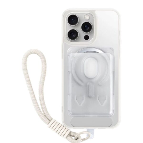 Transparent Magsafe wallet case for iphone