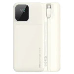 Recci Power Bank 10000mAh 22.5W with Built-In Cables Fast Charging