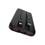 Recci Power Bank 10000mAh 22.5W with Built-In Cables Fast Charging