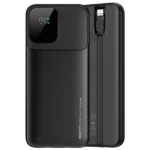 Recci Power Bank 10000mAh 22.5W with Built-In Cables Fast Charging