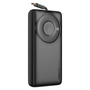 Recci 20000mAh  65W Fast Charging Power Bank with Dual Type-C Cable