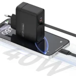 Recci 40W GaN Fast Charger with USB-C Cable