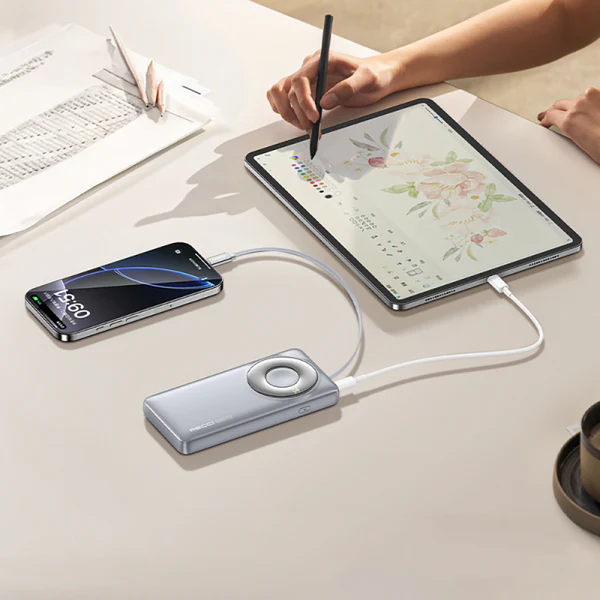 Recci Compact 10000mAh Power Bank with Fast Type-C