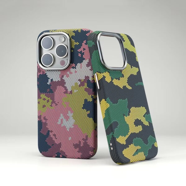 Carbon Pattern Shockproof MagSafe Case