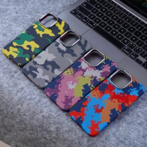 Carbon Pattern Shockproof MagSafe Case