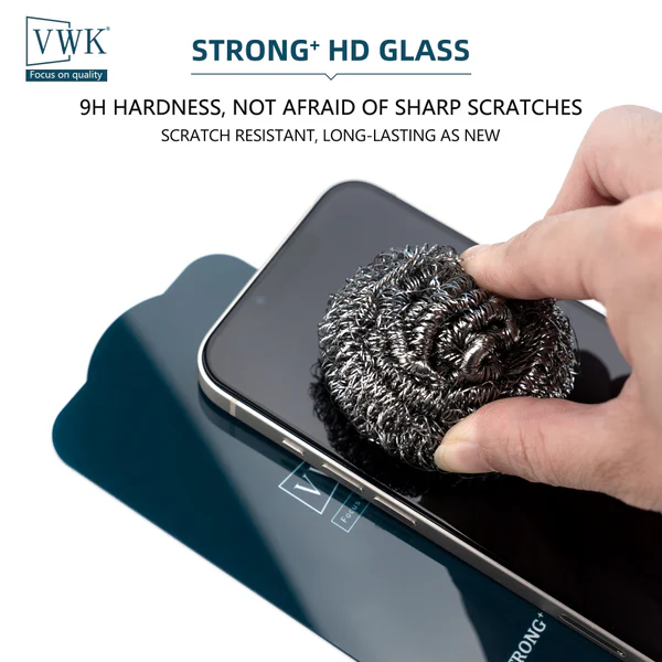 VWK HD Tempered Glass Screen Protector Edge To Edge Coverage