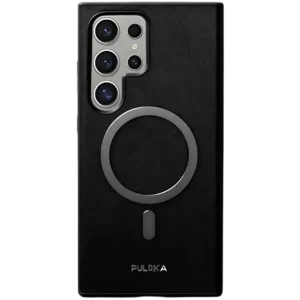 Puloka Solemn Premium Magsafe Leather Case For Samsung