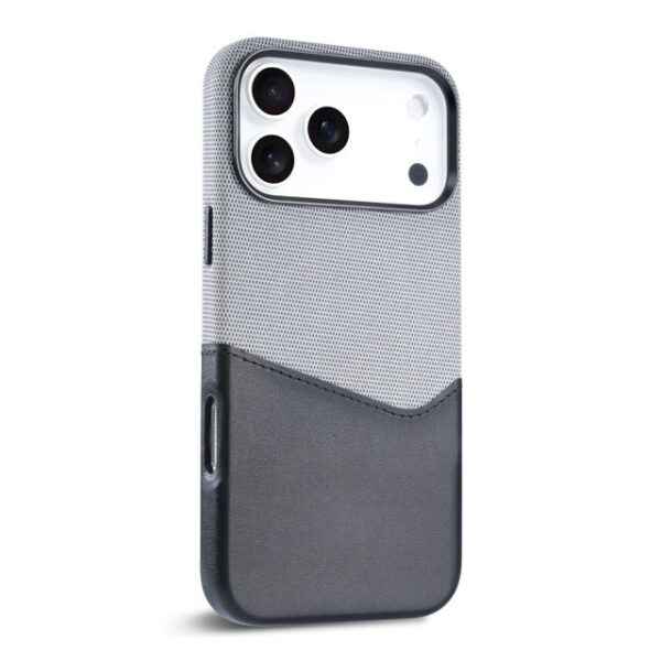 Cloth Textue Stitching Card Slot Magnetic Phone Case