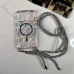 Crossbody Laser Colorful Mobile Transparent Phone Case