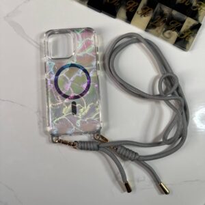 Crossbody Laser Colorful Mobile Transparent Phone Case