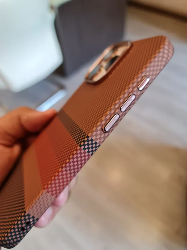 Carbon Fiber Texture Magsafe Phone Case For iPhone