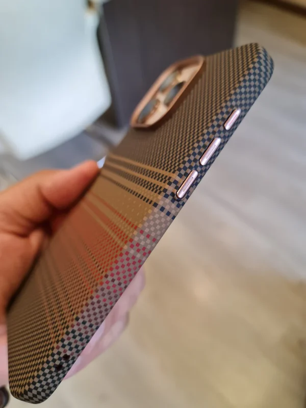Carbon Fiber Texture Magsafe Phone Case For iPhone