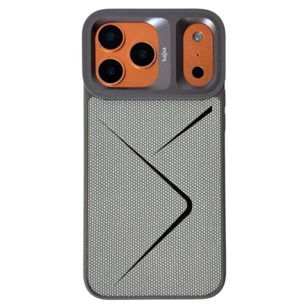 Kajsa Textured Fabric Case with Camera Protection for iPhone 17 Pro Max