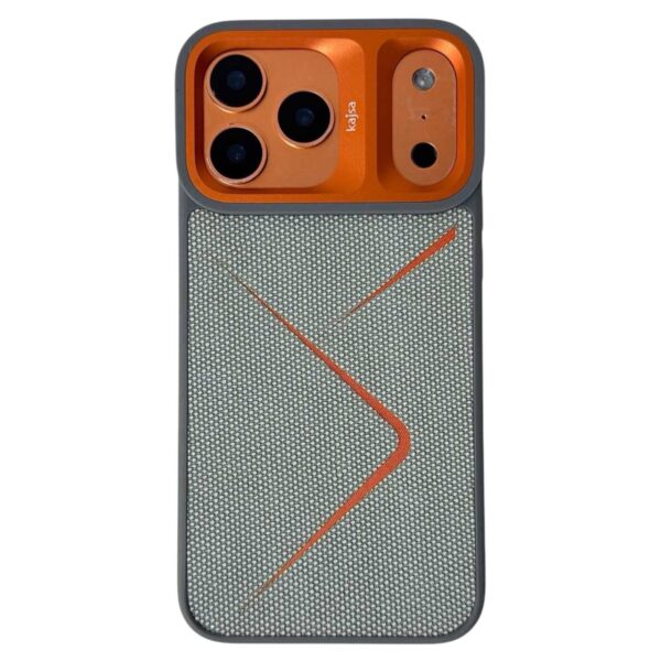 Kajsa Textured Fabric Case with Camera Protection for iPhone 17 Pro Max