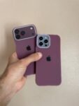 Premium Silicone Iphone Case With Apple Logo
