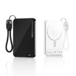 RECCI 2-in-1 5000mAh Power Bank with 20W Wireless Charging