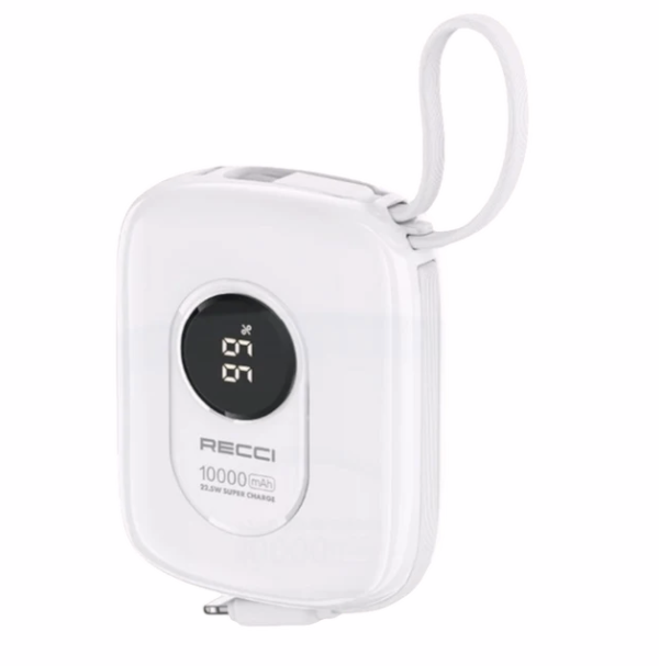RECCI 10000mAh Fast Charging Power Bank 22.5W PD Portable Charger