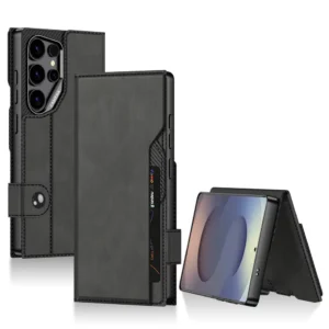 New Flip Card Holder Wallet Leather Case for Samsung