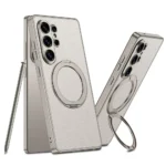 GKK 360° Rotatable Ring Stand Leather Case For Samsung 26 Ultra
