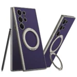 GKK 360° Rotatable Ring Stand Leather Case For Samsung