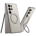 GKK 360° Rotatable Ring Stand Leather Case For Samsung