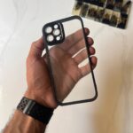 Transparent Case With Glittery Camera Lens