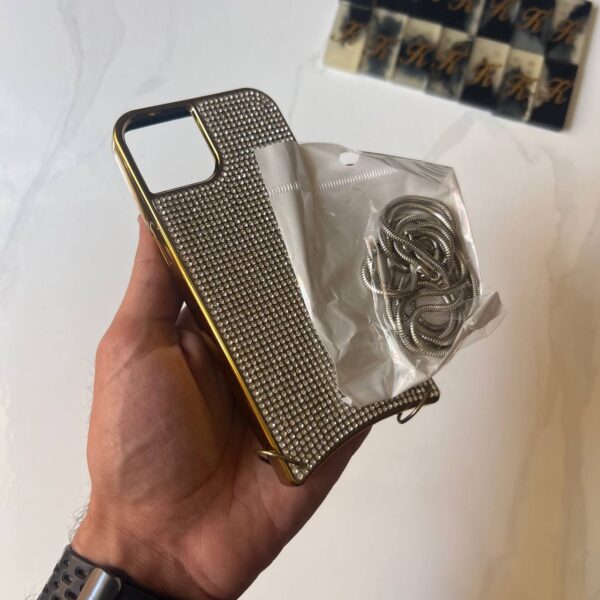 Diamond Case With Mobile Chain