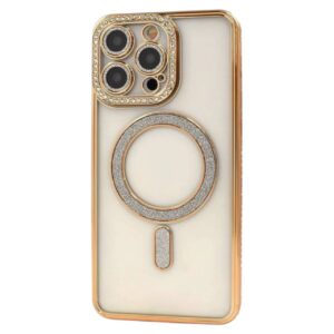 MagSafe Magnetic Diamond Rhinestone Glitter with Full Camera Lens Protector Case