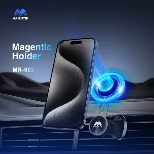 Majentik MR-002 Magnetic Car Air Vent Holder 360° Adjustable Zinc Alloy Bracket