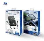 Majentik Power Bank MJ-28 10000 mAh with Wireless Charging & Digital Display