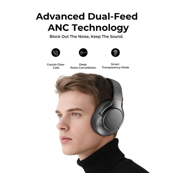 Lenyes Bluetooth 5.3 ANC HiFi 30H App-Control Headphones LH29