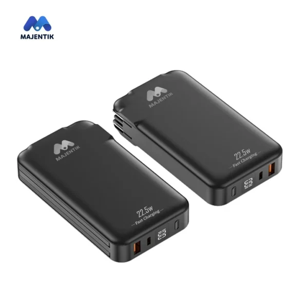 Majentik Power Bank MJ-31 10000mAh with Built-in Cables
