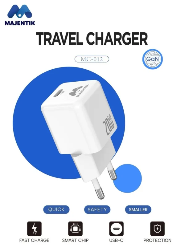 Majentik 20W GaN USB-C Fast Charger