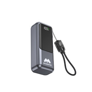 Majentik 10000mAh Portable Power Bank with Built-in Cable MJ-40
