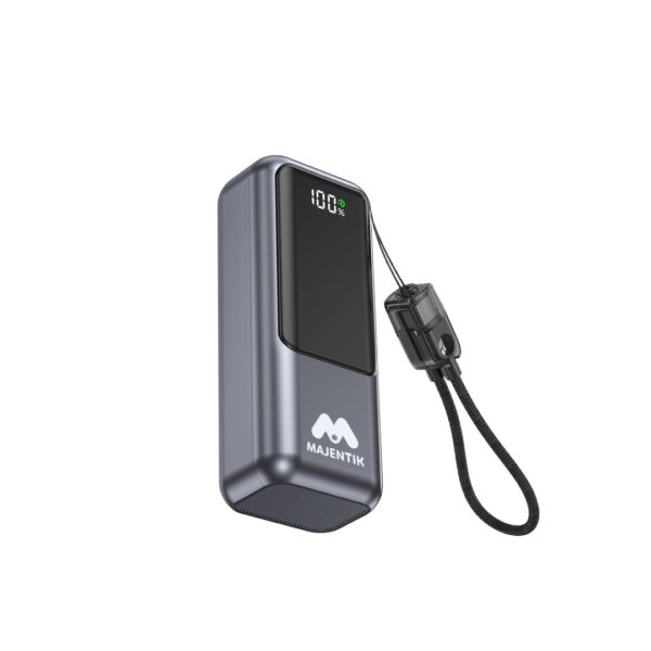 Majentik 10000mAh Portable Power Bank with Built-in Cable MJ-40