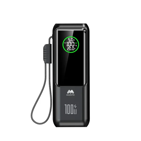 Majentik 20000mAh Power Bank with 100W PD Fast Charging & Smart Display