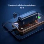 Majentik 10000mAh Portable Power Bank with Built-in Cable MJ-40