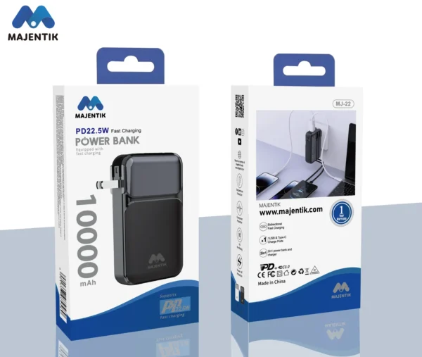 Majentik Power Bank MJ-22 10000mAh Fast Charging