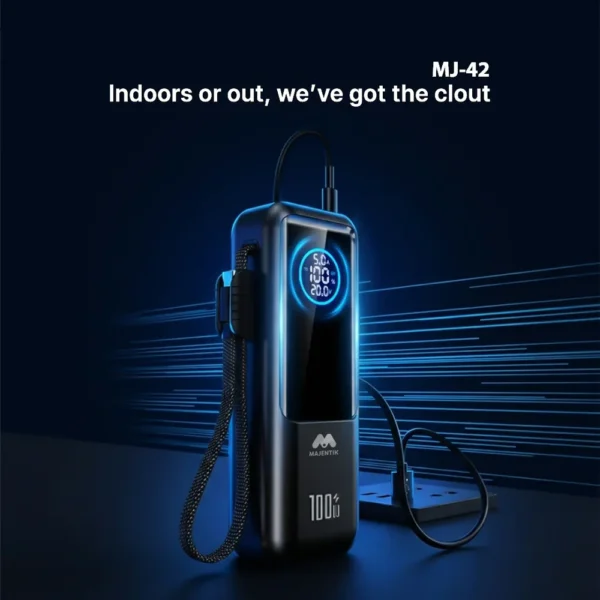 Majentik 20000mAh Power Bank with 100W PD Fast Charging & Smart Display